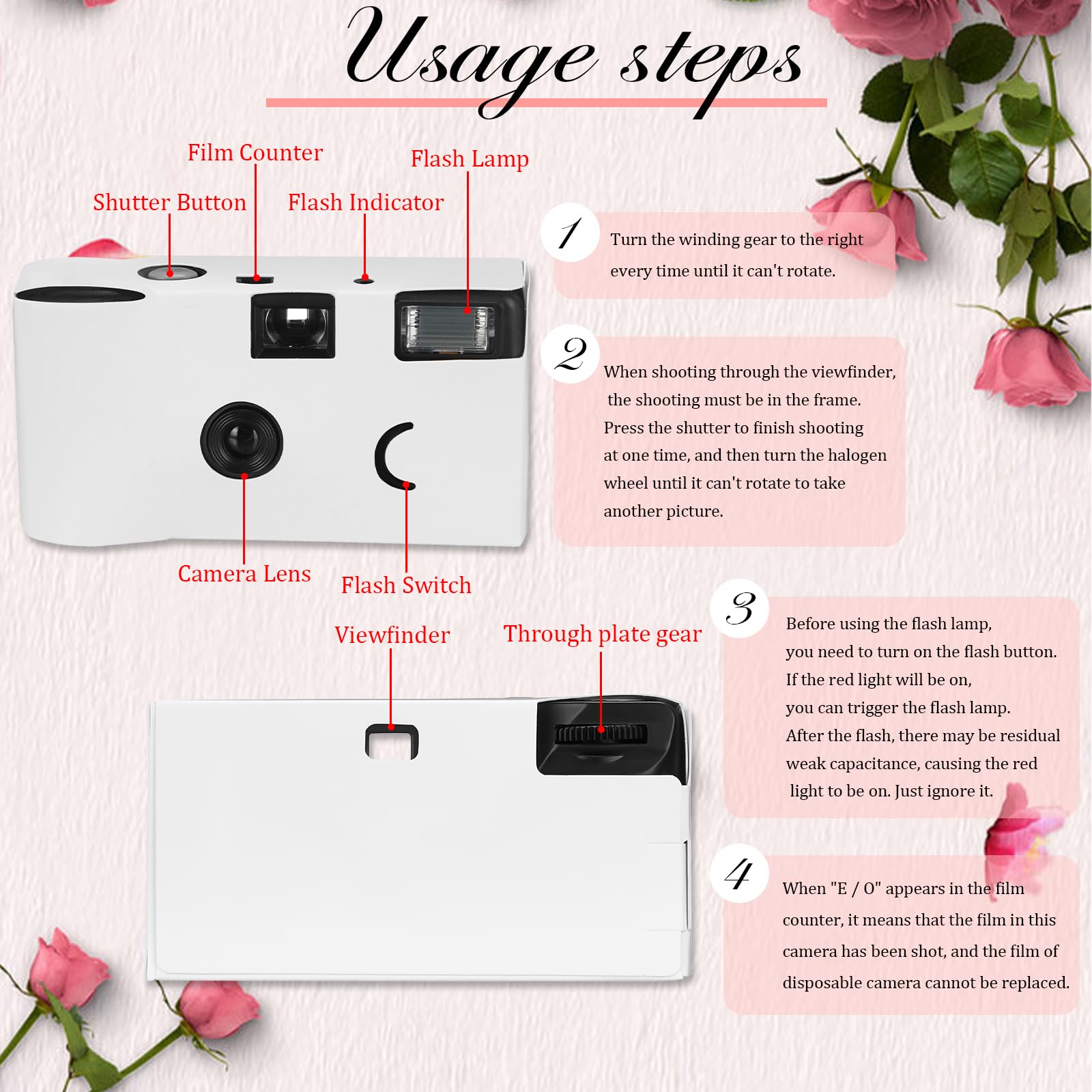Kanayu 14-Pack DIY Disposable Cameras Bulk - White Single Use 35mm Film Camera with ISO 400 & Bright Flash for Weddings, Baby Showers, Birthdays, Anniversaries | Vintage Style Easy-to-Use Disposable Cameras for Parties, Travel, Graduations & Special Events