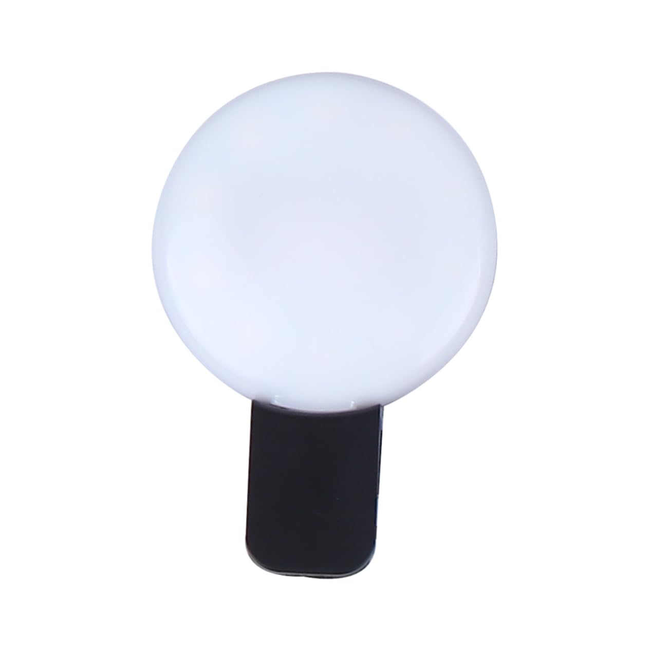 ABOOFAN 2 Pack Clip-On Ring Light with Dimmable LED for Selfie, Live Streaming & Video Calls - Perfect for Smartphone, Camera, Computer & Beauty Makeup (White Plastic)