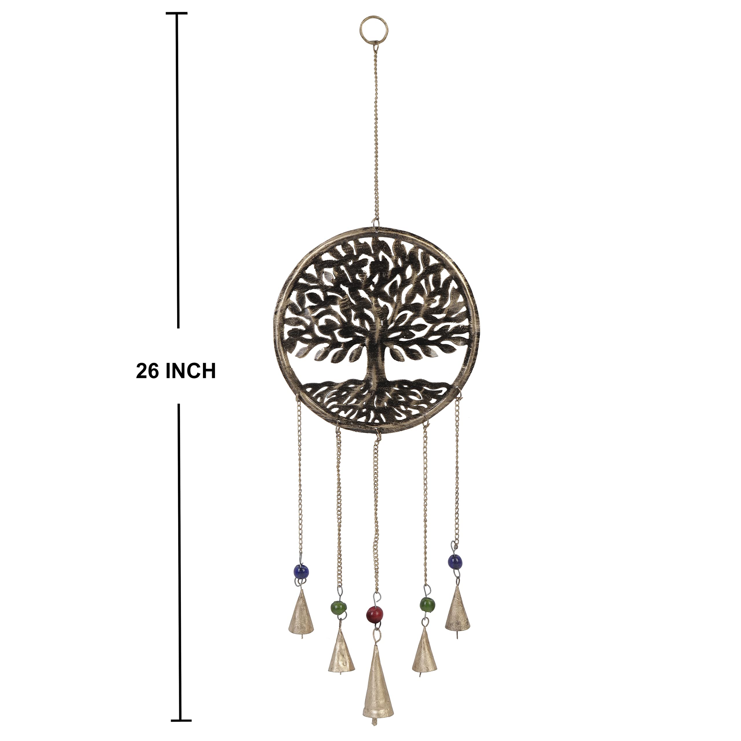 Shilppam Tree of Life Wall Decor - Handcrafted Metal Wall Art Hanging for Living Room, Bedroom, Office - Sacred Unity Symbol & Meaningful Housewarming Gift - Perfect for Home Decor & Spiritual Spaces