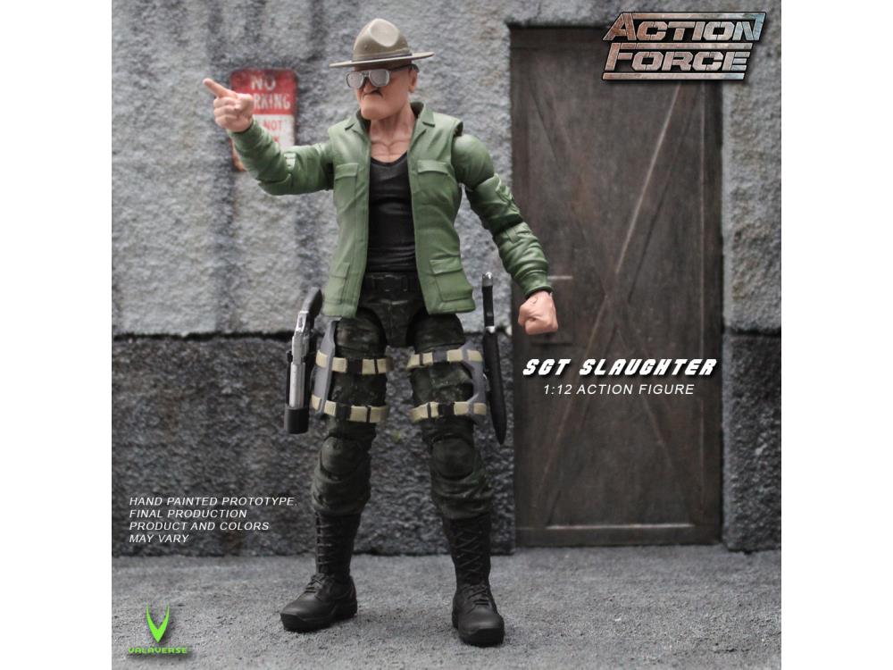 Action Force Sgt. Slaughter Action Figure - Collectible Military Toy for Kids & Adults - Perfect for Display, Play & Gifts
