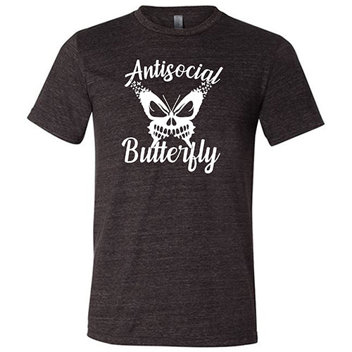 Unisex Anti-Social Butterfly Graphic T-Shirt - Soft Cotton Tee for Casual Wear, Street Style & Social Anxiety Awareness