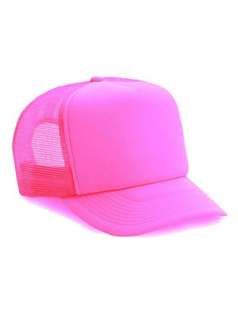Custom Neon Mesh Trucker Hat - Adjustable Snapback Cap for Men & Women - Perfect for Outdoor Activities, Sports, and Casual Wear