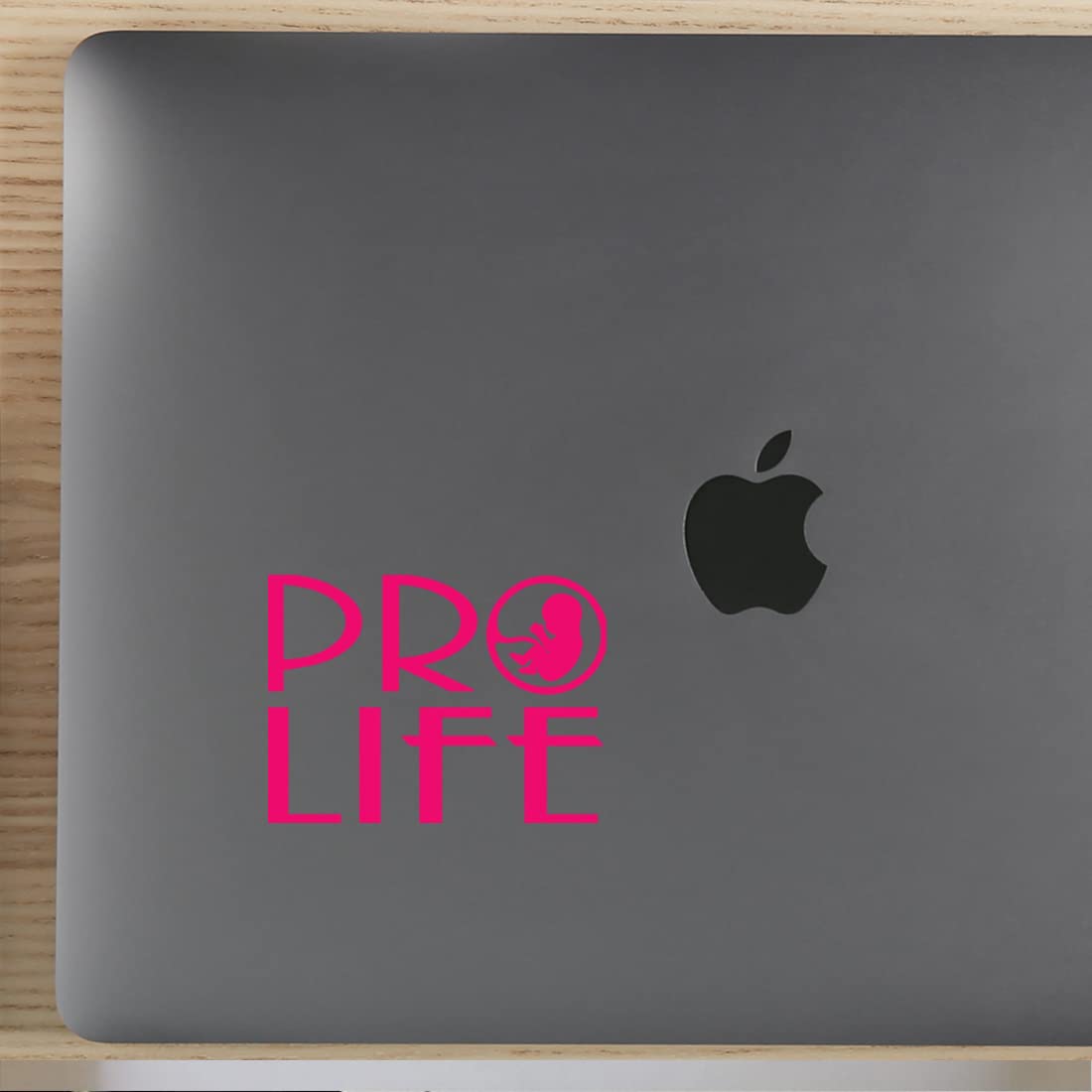 Premium Waterproof Vinyl Decal Stickers (Set of 2) - Baby Pro Life Pink Design for Laptop, Phone, Helmet, Car Window, Mug & Wall Decor | Cute Nursery, Office & Home Decoration