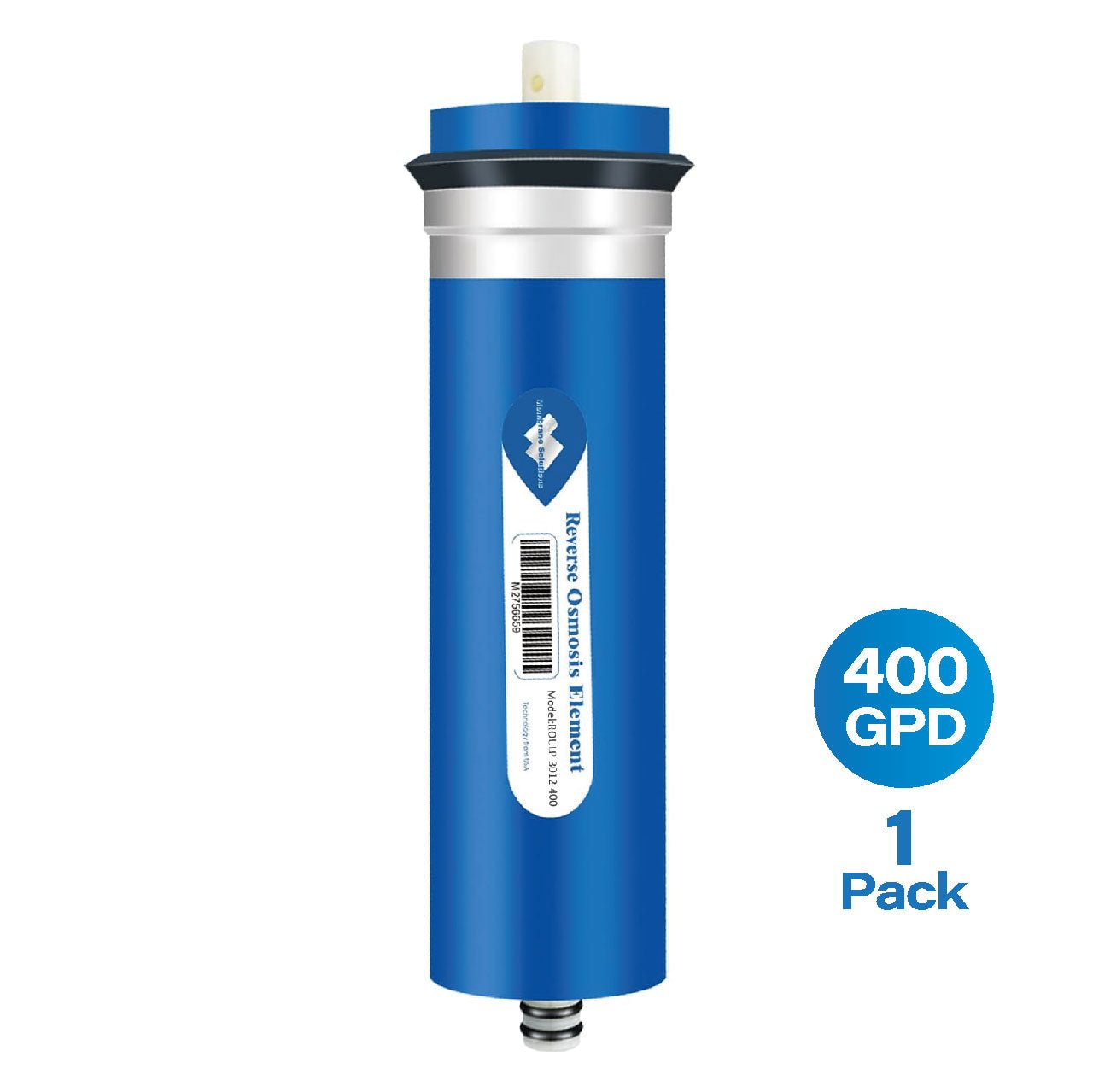 Membrane Solutions RO 50/75/100/150 GPD Reverse Osmosis Water Filter Replacement Cartridge for Under Sink Purification System - Perfect for Home, Office & RV Water Filtration Needs