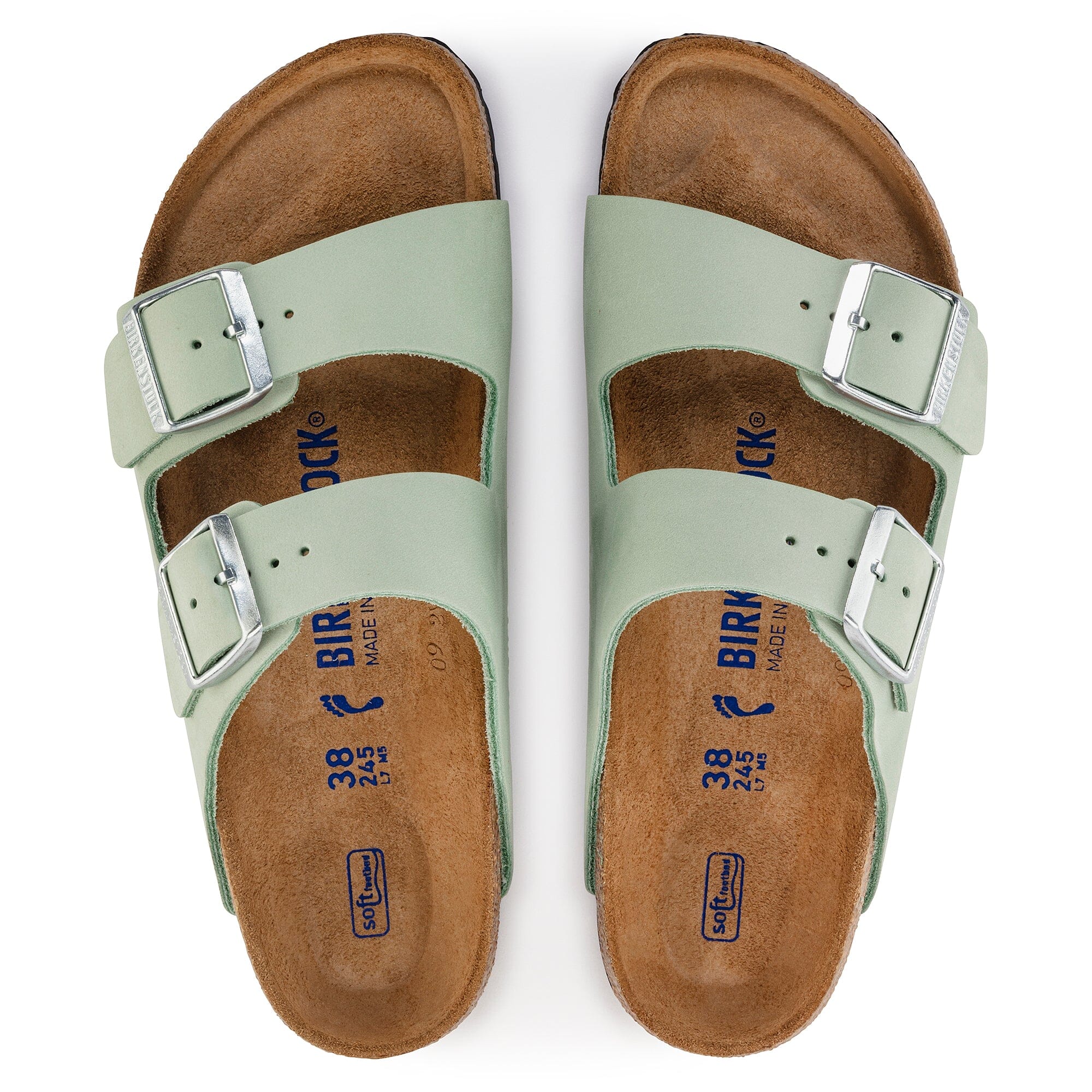Birkenstock Arizona Soft Footbed Sandals - Comfortable Nubuck Leather Unisex Slides for Men & Women - Perfect for Casual Wear, Home, and Outdoor Activities