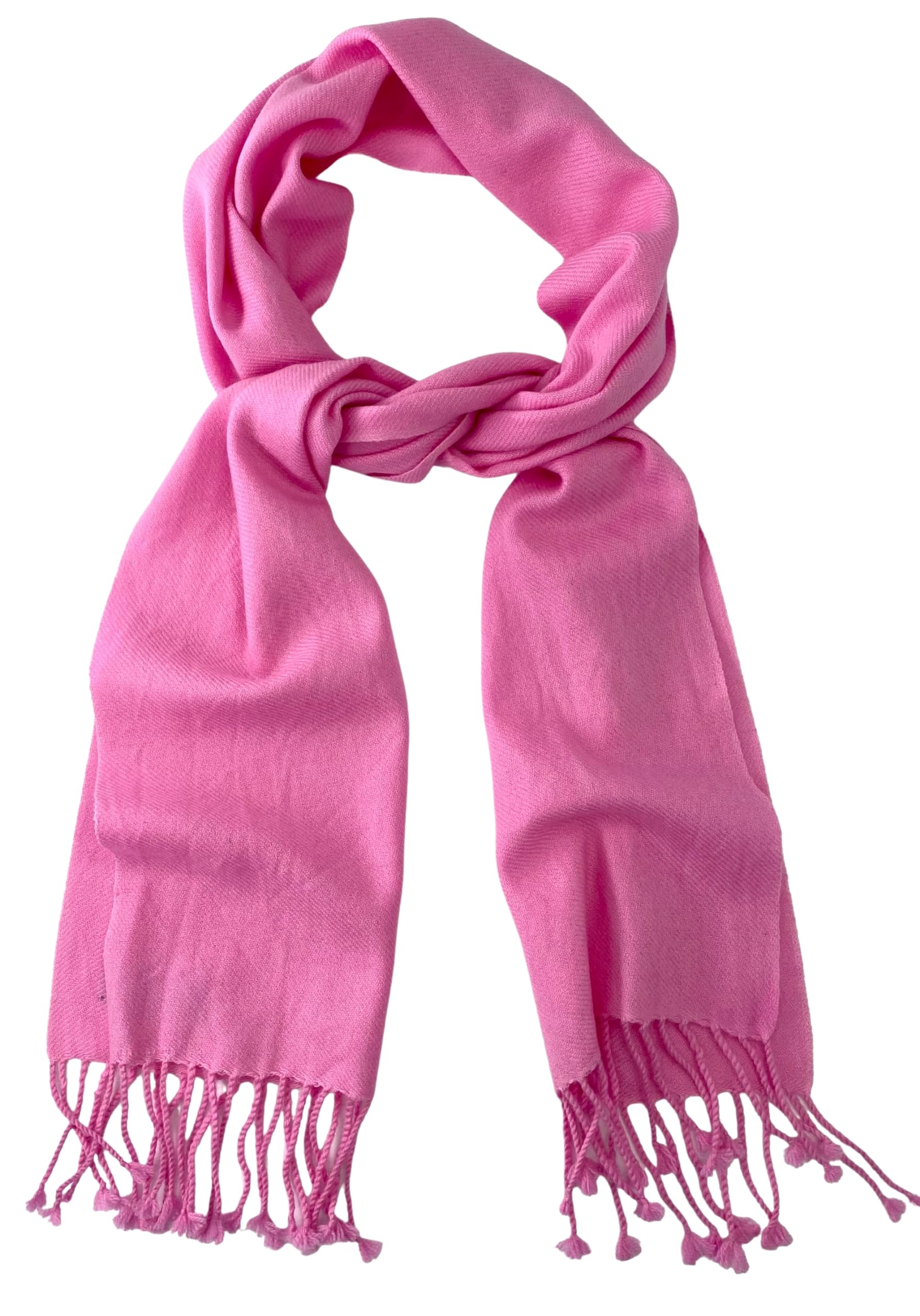 Luxury 3-Ply Pure Pashmina Shawl Wrap - Soft Pink Cashmere Scarf for Women | Perfect for Weddings, Parties & Winter Fashion