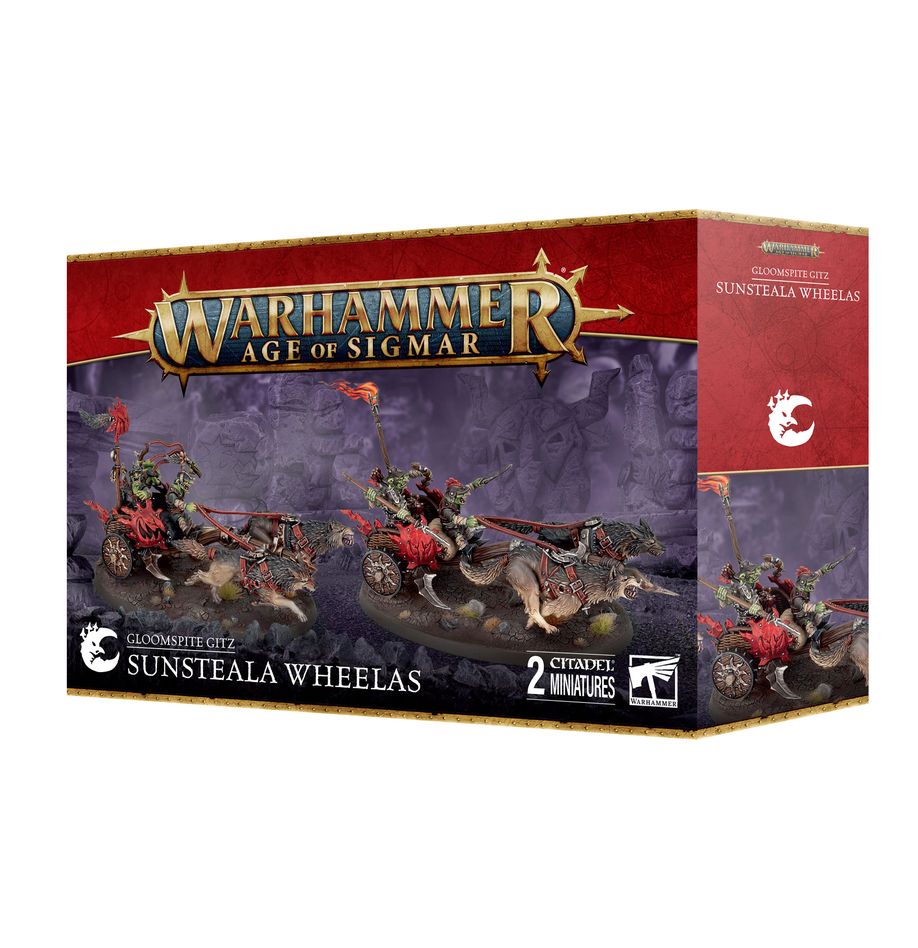 Age of Sigmar Gloomspite Gitz: Sunsteala Wheelas - Miniature War Game Figure for Tabletop Battles & Fantasy Collectors