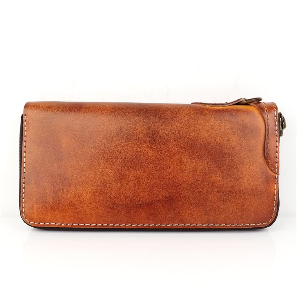 Men's Leather Wallet - Slim Long Clutch Purse with RFID Protection | Money & Card Holder for Men | Perfect for Travel, Business & Everyday Use
