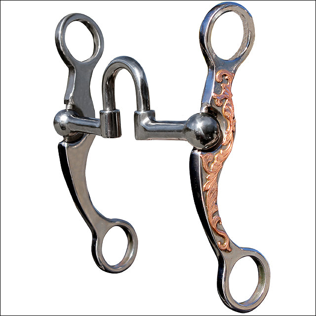 Professional Choice Correction Stockman Horse Bit 5 1/4 Inch Mouth - Durable Equestrian Training Bit for Western Riding & Horse Training