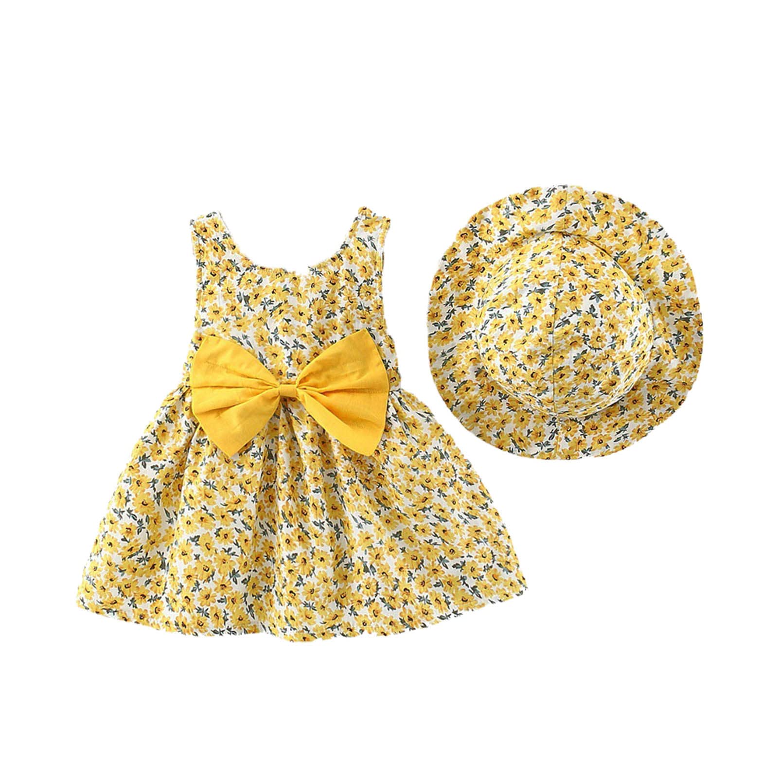 **Toddler Girls Summer Romper - Long Sleeve Printed Round Neck Jumpsuit with Headband - Cute Outfit for Photoshoot, Birthday Party & Playtime**