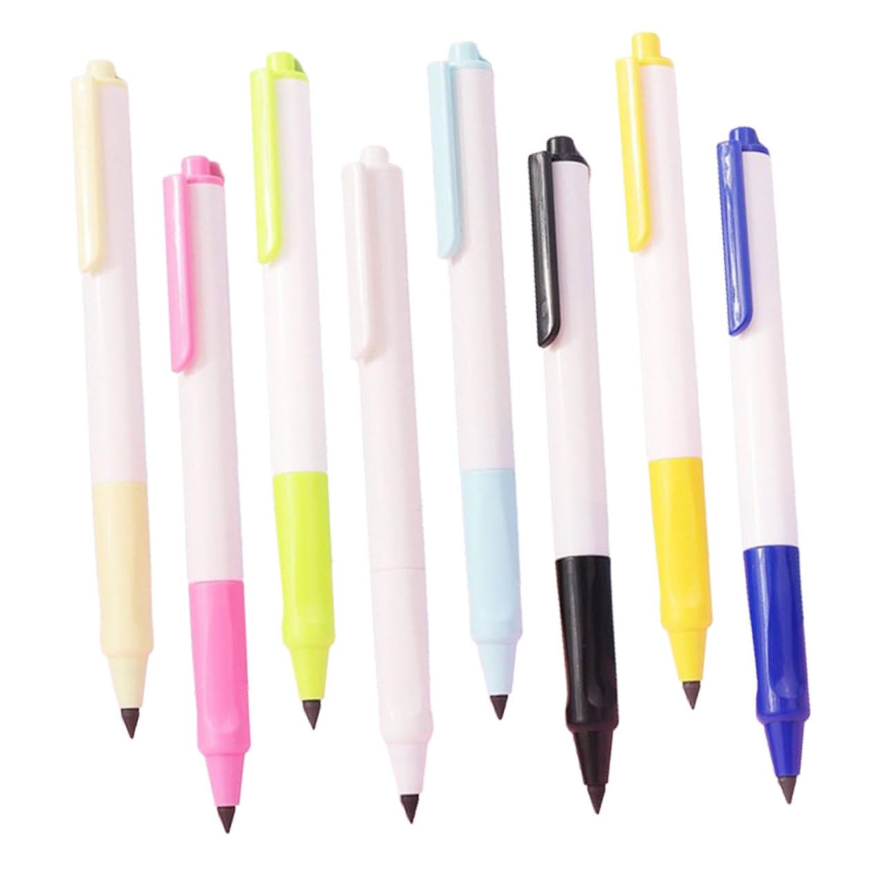 VILLCASE Inkless Pencil Set - 8 Pack Eternal Pencils, Forever Writing Pencils for Students, No Sharpening Needed, Lightweight Plastic Design - Perfect for School, Office, and Everyday Use