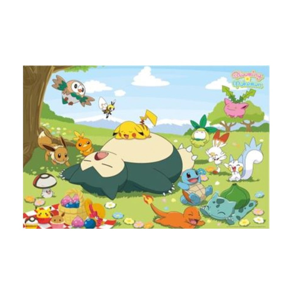 Pokemon Blooming Picnic Poster - Cute Anime Wall Art Decor for Bedroom, Living Room, Office | Perfect Gift for Pokemon Fans & Collectors
