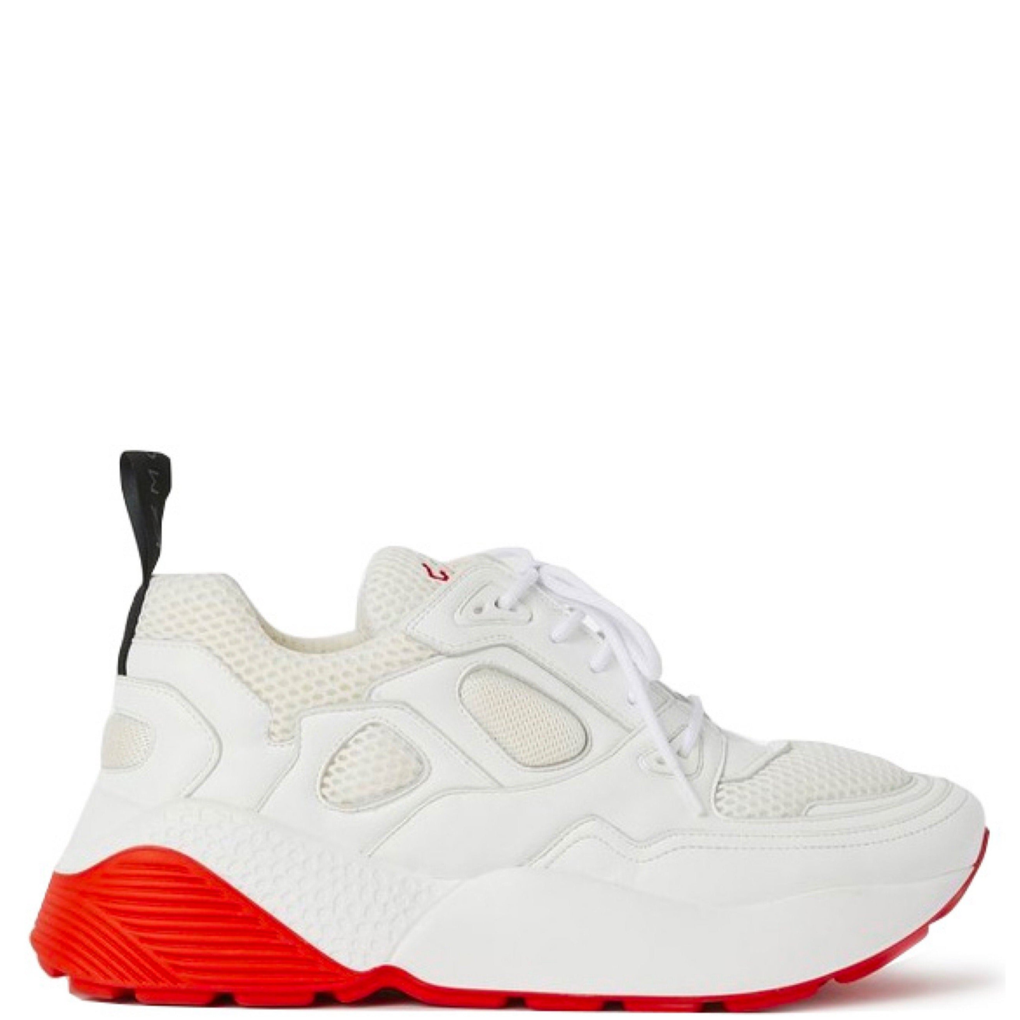 Stella McCartney Women's White Eclypse Sneakers - Vegan Running Shoes for Women | Gym, Workout & Casual Wear