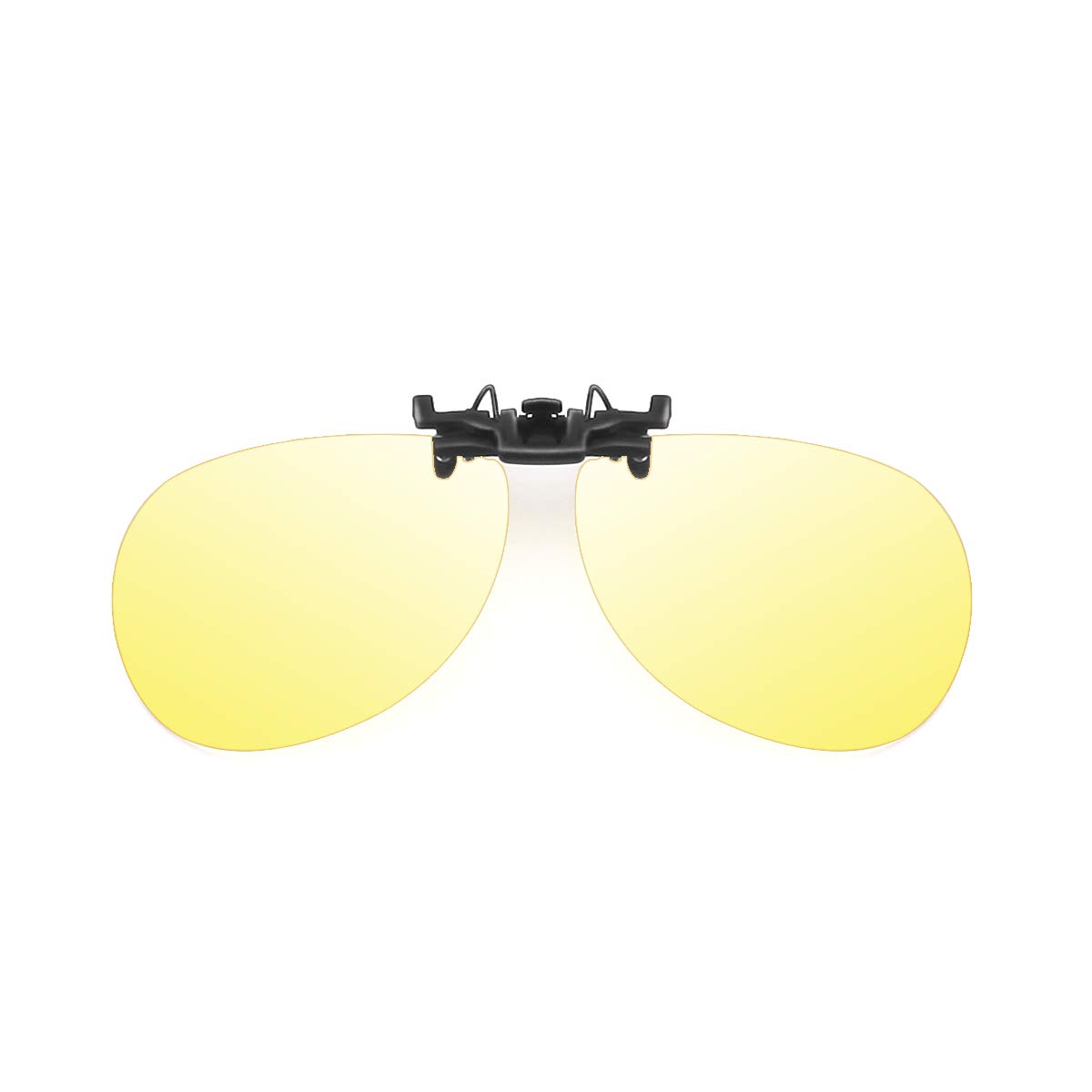 Blue Light Blocking Clip-on Computer Glasses for Gaming & Digital Screens - Anti Eye Strain Glasses for Work & Study - Fits Rx Frames (Aviator Style) - Perfect for Office, Gaming & Online Classes