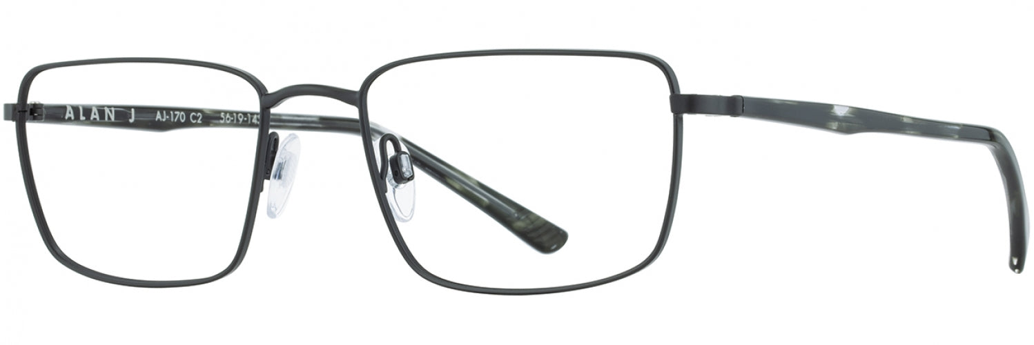 Alan J AJ170 Stylish Eyeglasses for Men & Women - Lightweight & Durable Frame for Reading, Driving & Daily Use