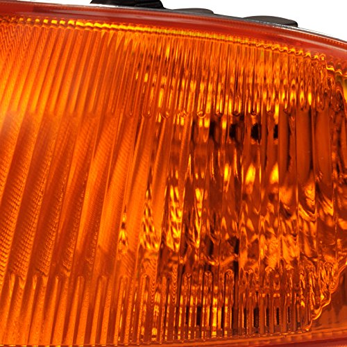 Spec-D Tuning Black Headlights with Amber Corner Lights & Red/Smoke Tail Lamps for 1992-1995 Honda Civic 4-Door Sedan (Left & Right Pair) - Upgrade Your Ride for Enhanced Night Visibility & Stylish Look