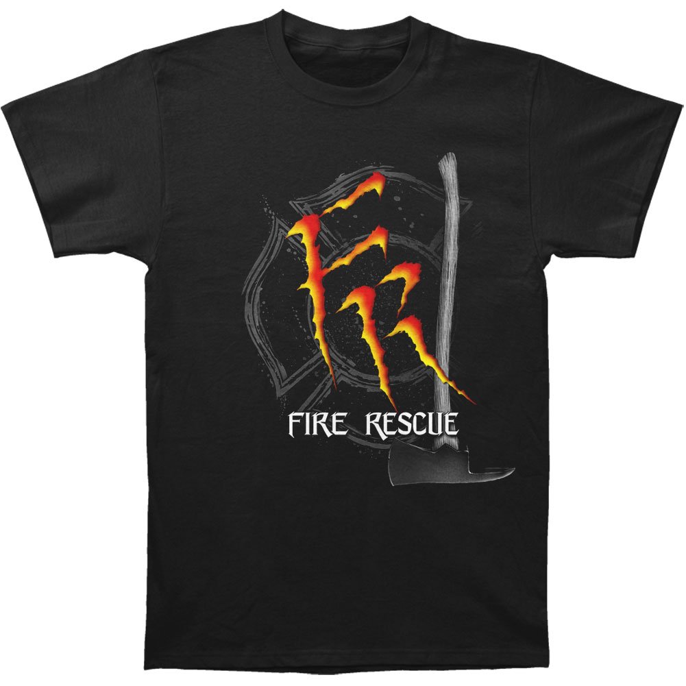 Firefighter T Shirt - Monster Claws Design for Fire Rescue & EMS - Breathable Workout Tee for Firefighters, EMT, First Responders - Gym & Duty Ready