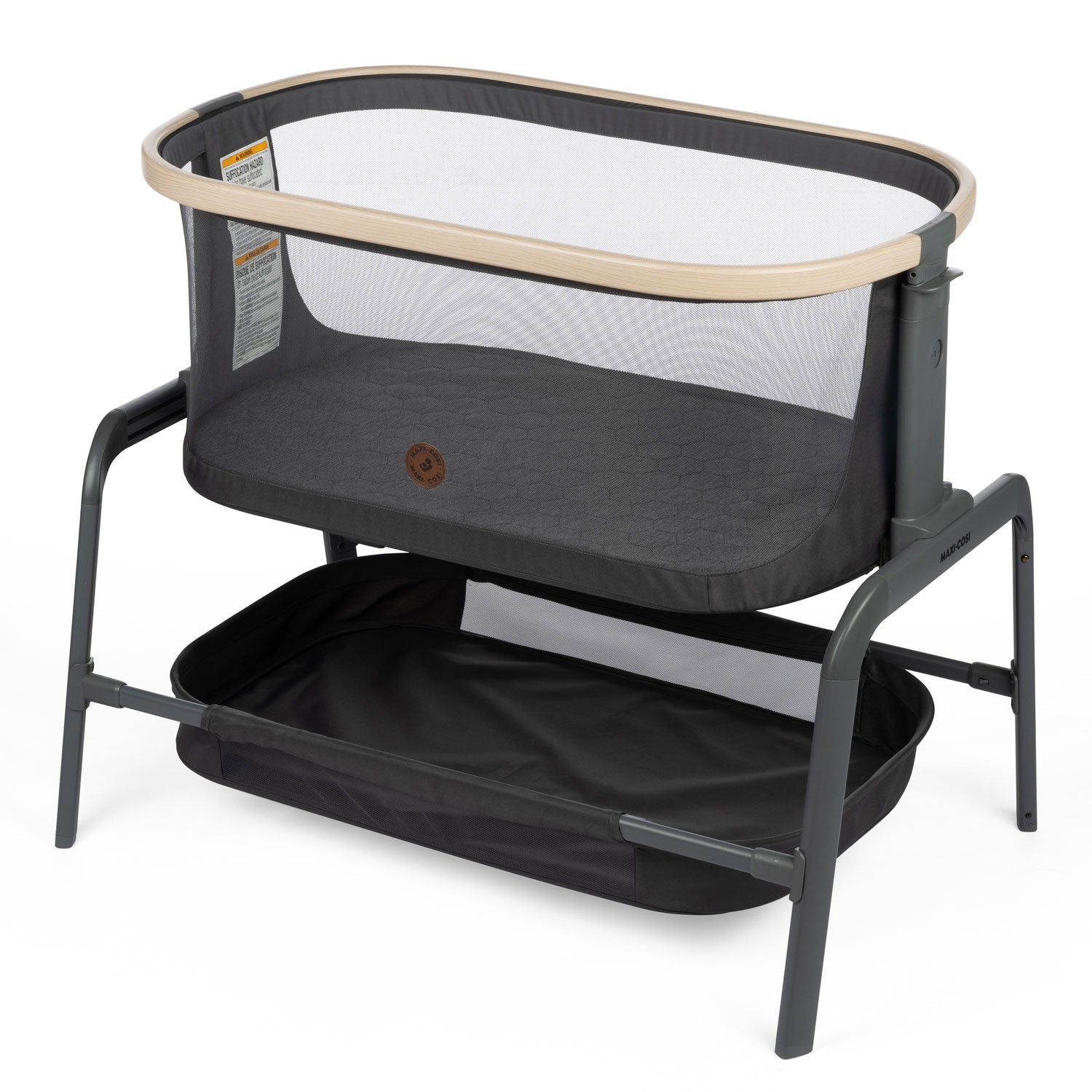 Maxi Cosi Iora Bedside Bassinet - Portable Baby Crib for Newborns & Infants - Safe Sleep Solution for Nursery & Bedroom - Compact & Lightweight Design for Easy Travel & Home Use