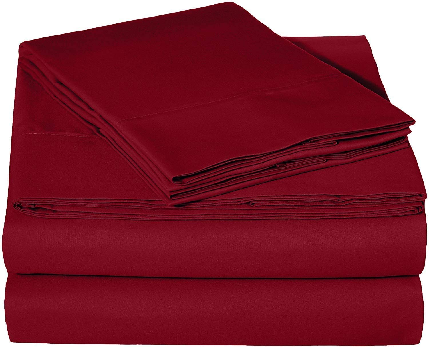Premium 600 Thread Count Egyptian Cotton Sheet Set - 4-Piece King Size Deep Pocket (15