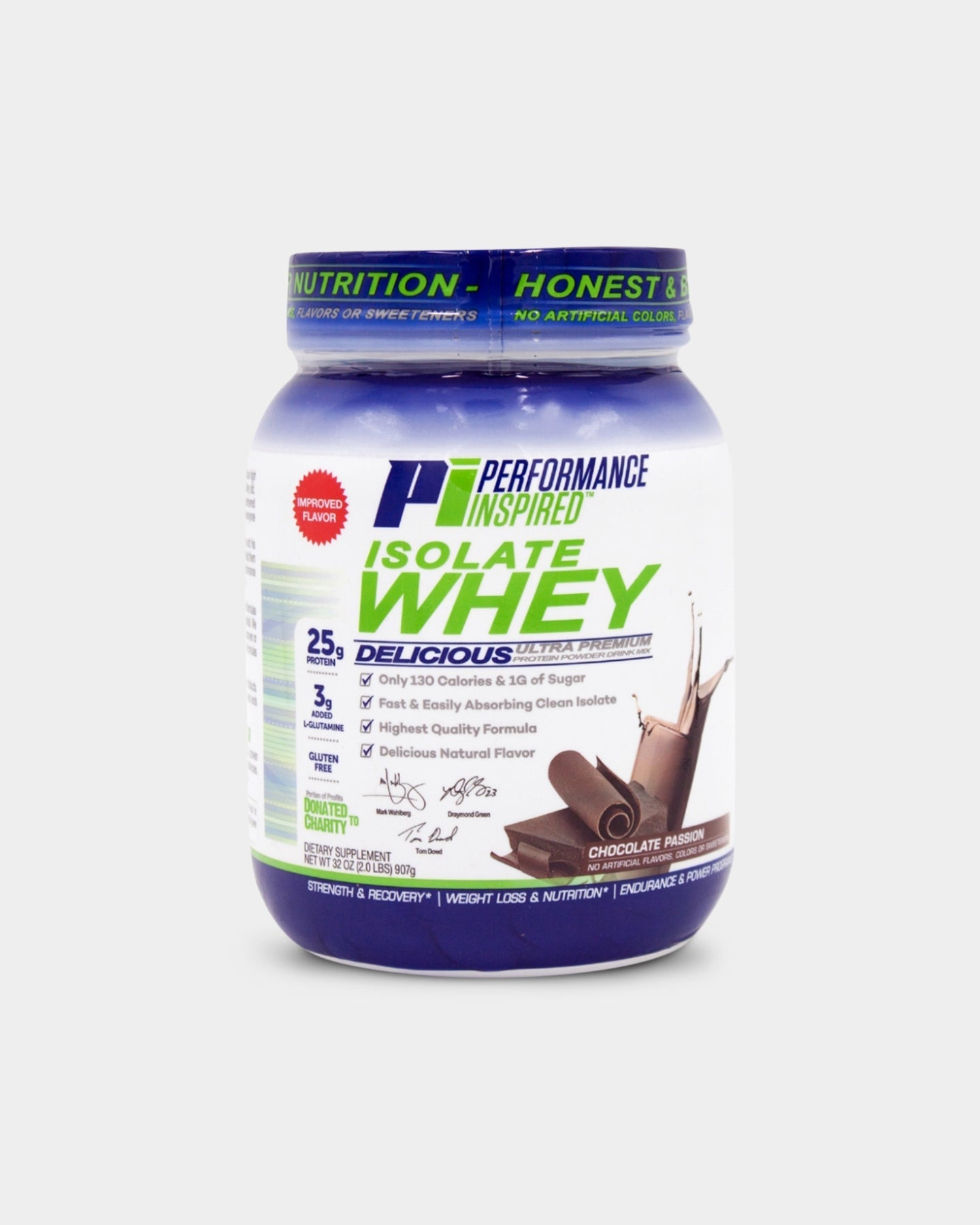 Performance Inspired Nutrition Isolate Whey Protein Powder - Premium Low Carb High Protein Supplement for Muscle Growth & Recovery - Ideal for Post-Workout, Weight Loss & Fitness Enthusiasts