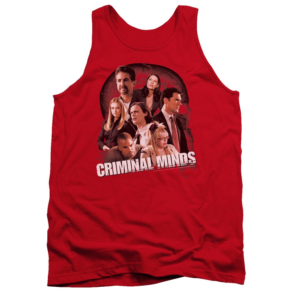 Criminal Minds Brain Trust Unisex Tank Top for Men & Women - Comfortable Casual Wear for Fans, TV Show Merchandise, Lounge & Outdoor Activities