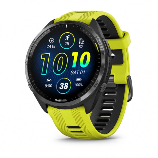 Garmin Forerunner 965 GPS Smartwatch - Advanced Running & Fitness Tracker with Heart Rate Monitor, Music, and Long Battery Life - Perfect for Marathon Training, Hiking, and Outdoor Sports