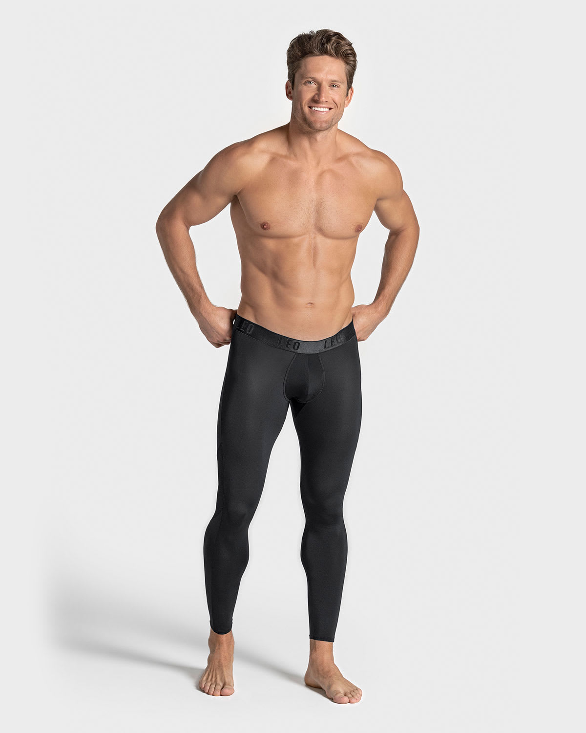 Men's Workout Tights - High Performance Compression Pants for Running, Gym & Training - Moisture Wicking & Breathable Activewear