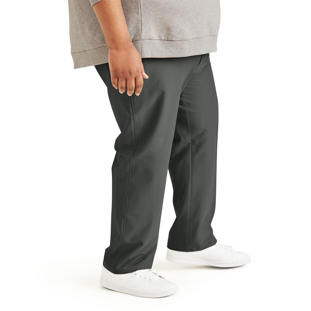 DOCKERS Men's Comfort Knit Chino Straight Fit Smart 360 Stretch Pants - Regular & Big & Tall Sizes - Office Casual, Business Travel & Everyday Wear