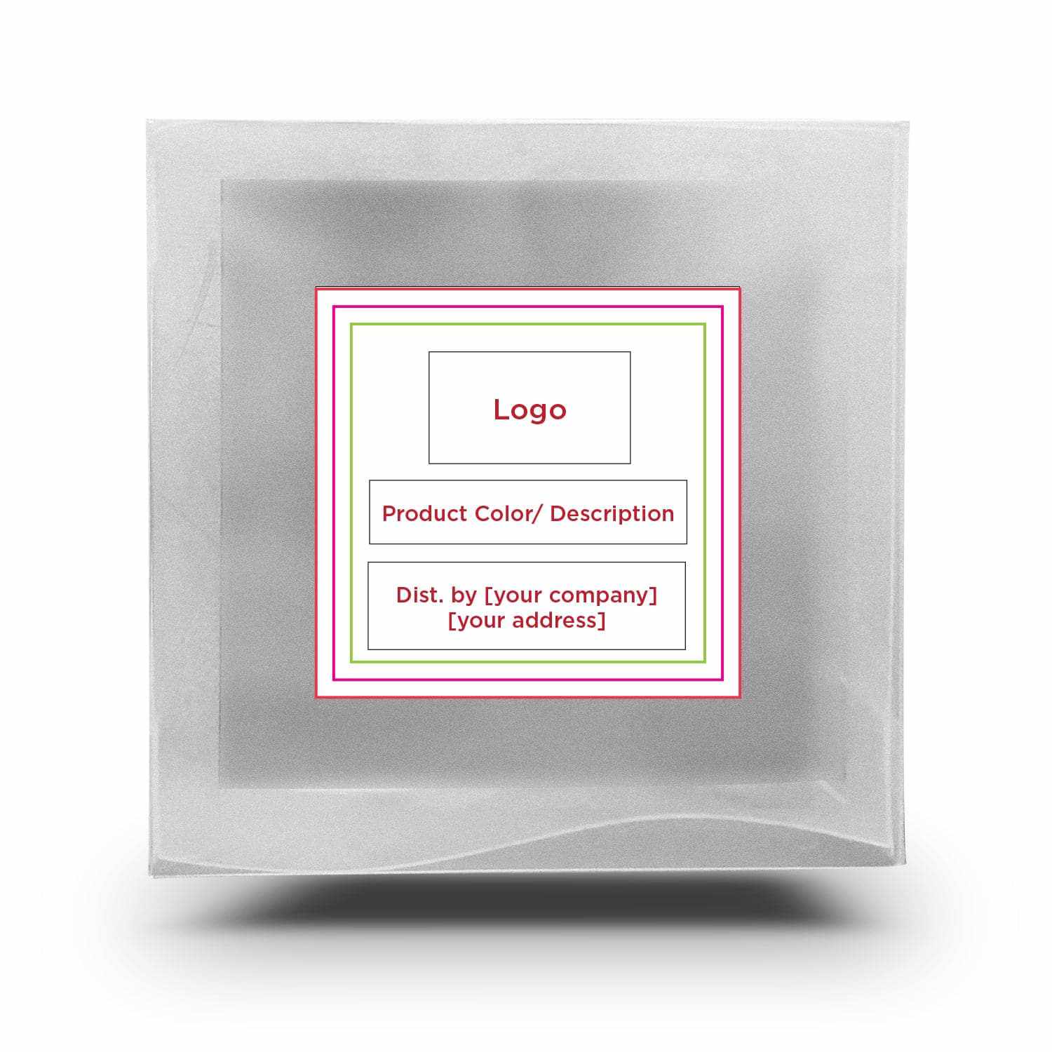 Custom 1x1 Inch Gift Box Labels - Personalized Stickers for Wedding Favors, Party Decorations & DIY Crafts