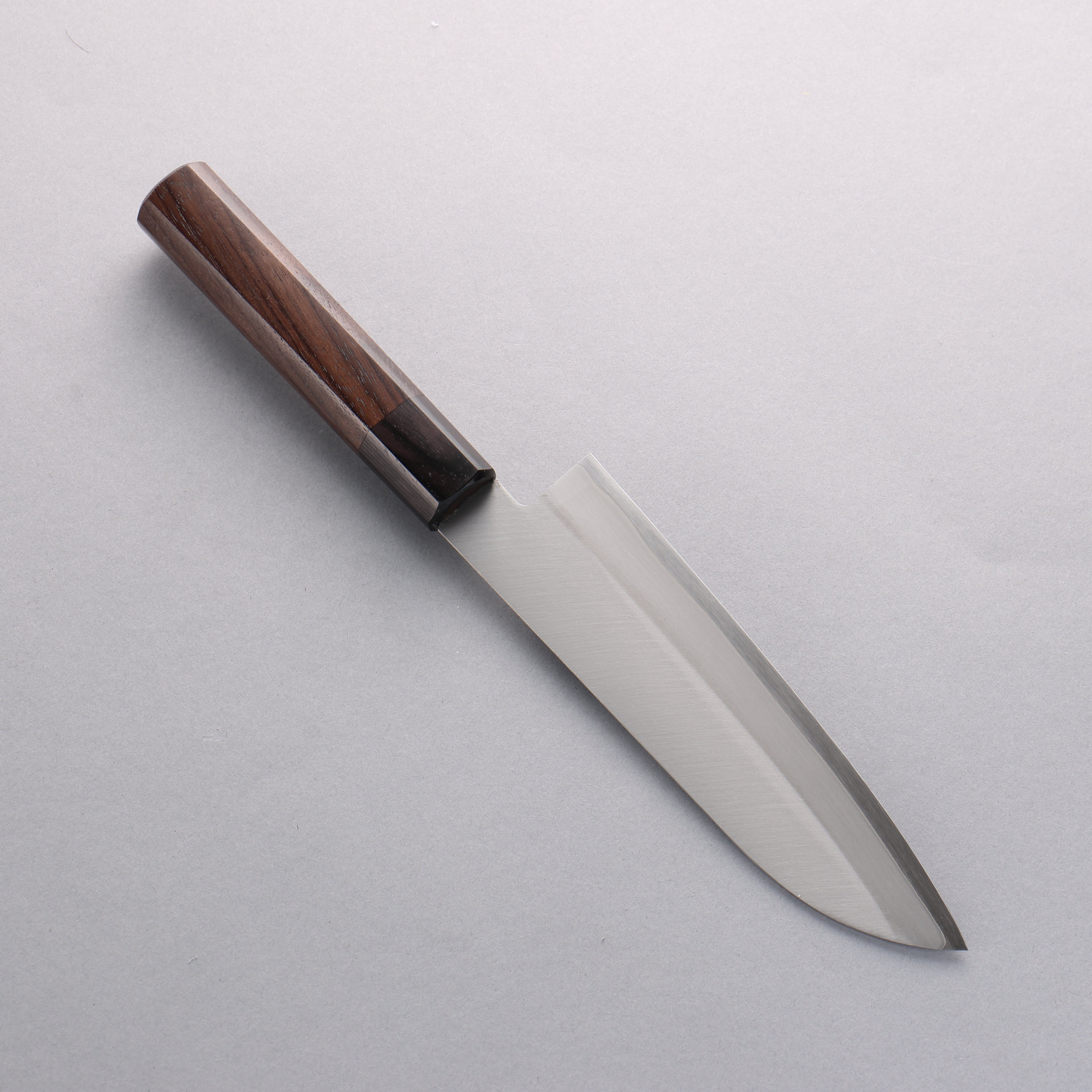 Premium Seisuke Blue Super Kasumitogi Santoku Knife 165mm - Japanese High Carbon Steel Blade with Shitan Wood Handle - Perfect for Slicing, Dicing & Chopping Vegetables, Meat & Fish