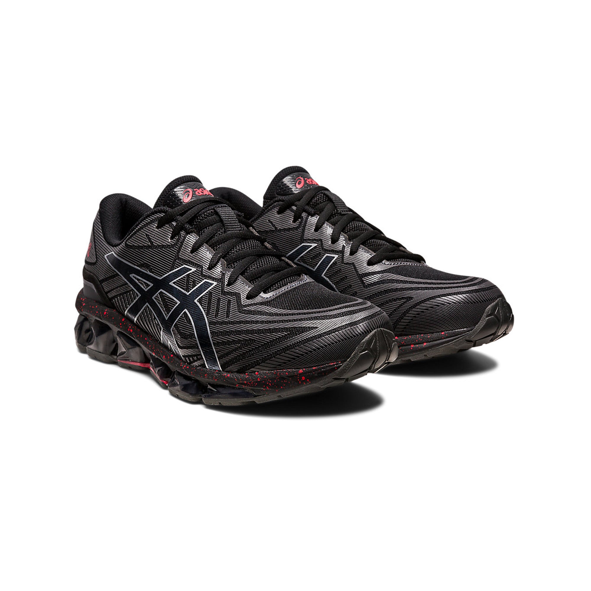 ASICS Gel Quantum 360 7 Running Shoes for Men - Black Cayenne (2022) | Cushioned Support for Long Distance Running & Gym Workouts
