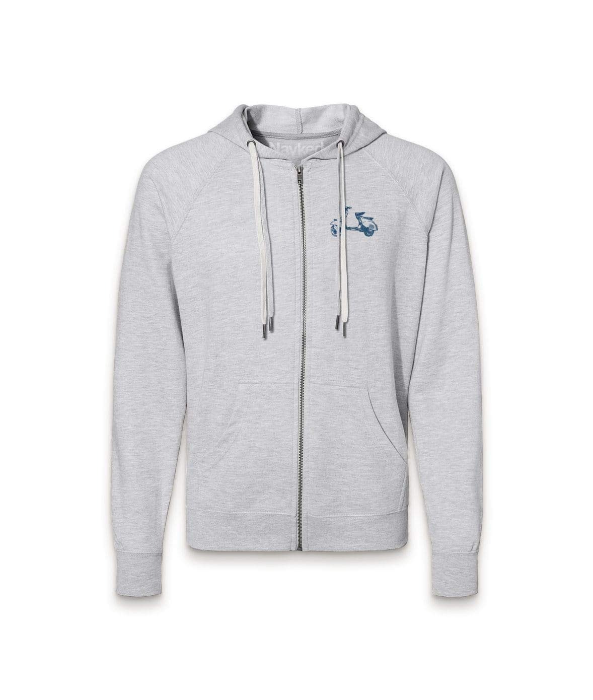 Women's Lightweight French Terry Full-Zip Graphic Hoodie - Soft Casual Pullover with Let's Coast Print | Perfect for Lounging, Running Errands & Weekend Outings