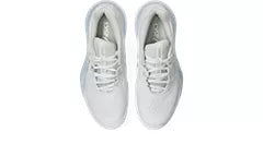 ASICS Women's Gel Resolution X Tennis Shoes - White/Silver | High-Performance Court Shoes for Women | Perfect for Competitive Tennis & Indoor Sports
