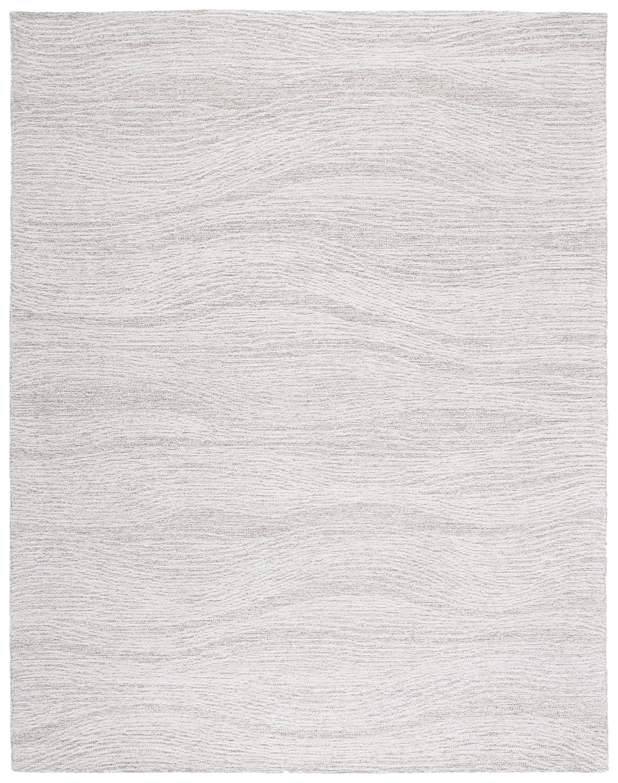 SAFAVIEH Metro Collection 8' x 10' Natural Ivory MET995A Handmade Premium Wool Area Rug - Perfect for Living Room, Dining Room & Bedroom Decor