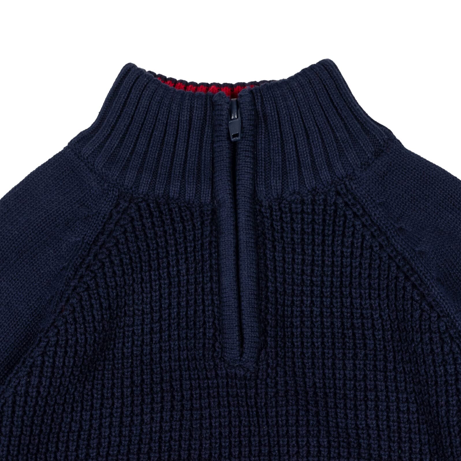 Half Zip Long Sleeve Sweater for Kids - Warm Pullover for Boys & Girls (Toddler to Big Kid) - Perfect for School, Playdates & Outdoor Activities