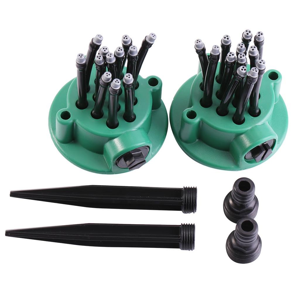 TOPINCN 360° Adjustable Hose Sprinkler - 12 Nozzle Lawn & Garden Irrigation System for Outdoor Yard Watering | Perfect for Grass, Plants, Flower Beds & Large Areas