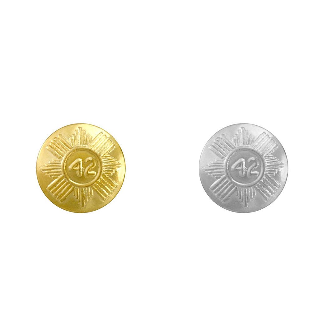 42 Highlanders Uniform Buttons - Scottish Military Regalia for Cosplay, Reenactments & Historical Costume Accessories | Perfect for Highland Dress, Theater Productions & Collectors