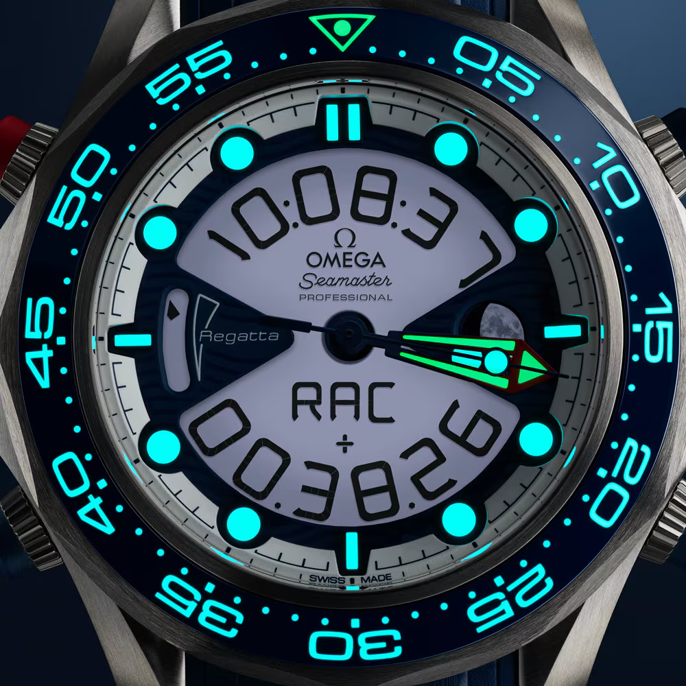 Seamaster Regatta America's Cup Titanium Watch 46.75mm Grey Dial with Rubber Strap - Luxury Diving & Sailing Timepiece for Water Sports Enthusiasts