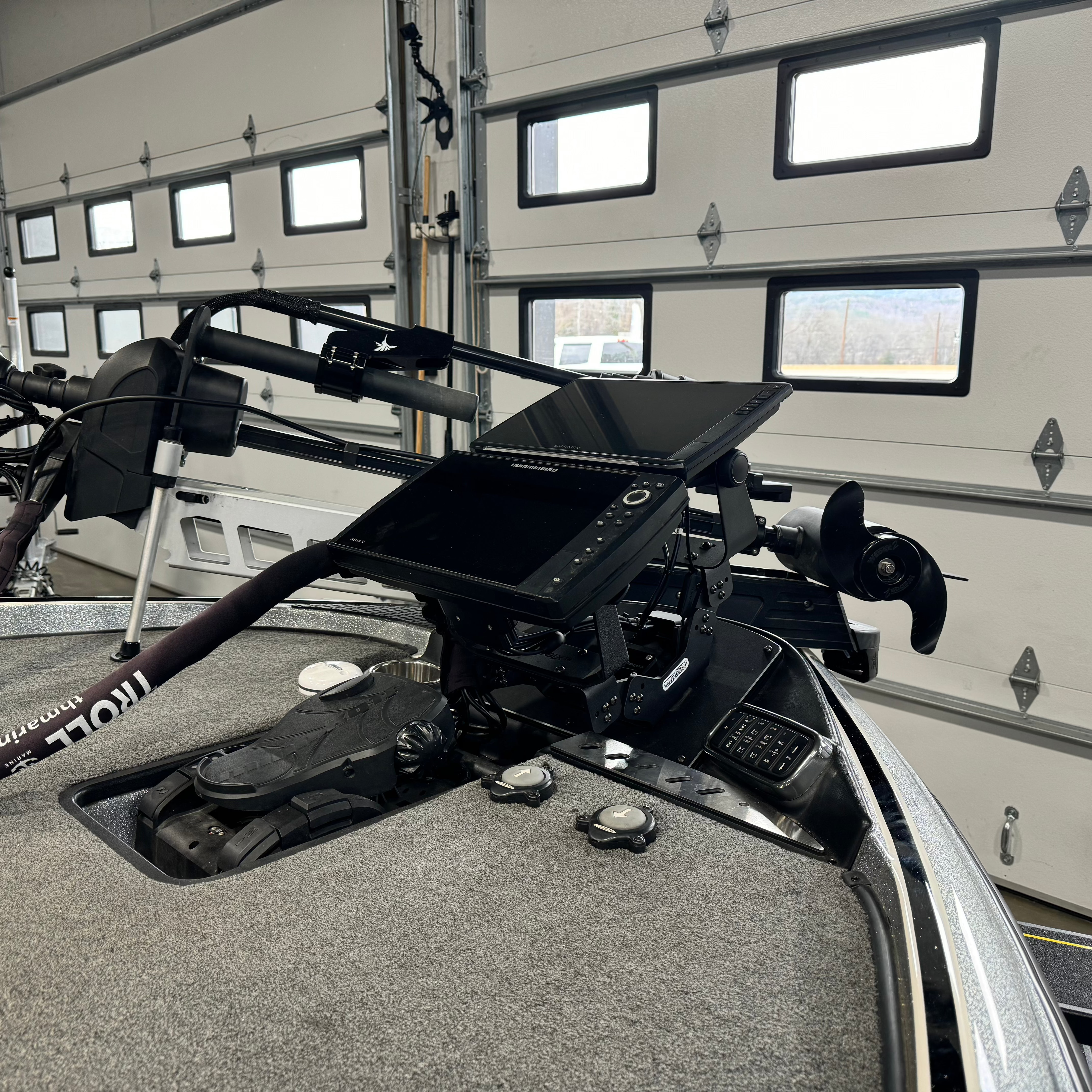 H.O.E. Dual Bow Mount System for Triton TRX20/21 - Perfect for Kayak Fishing and Boat Accessories | Durable Aluminum Mounting Solution for Anglers
