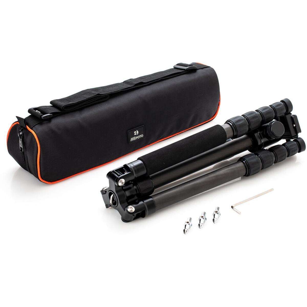 Benro MeFoto GlobeTrotter Carbon Fiber Travel Tripod Kit - Lightweight Compact Tripod for DSLR Cameras - Perfect for Travel Photography, Hiking & Outdoor Adventures (Black)