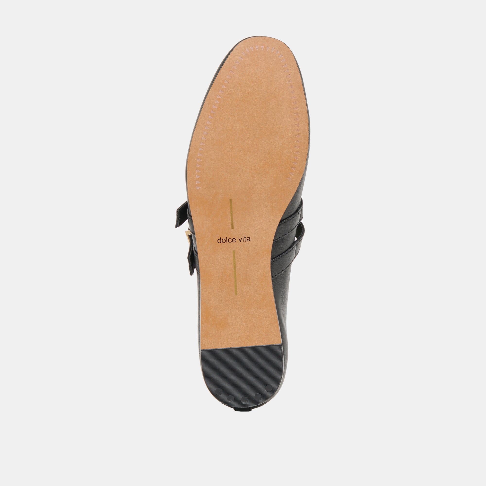 BAYLEE Wide Ballet Flats for Women - Black Leather Comfortable Slip On Shoes for Work, Casual & Everyday Wear