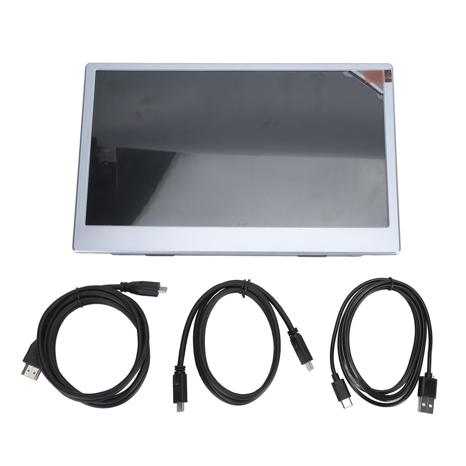 Fockety 11.6'' Portable Monitor - 1080P FHD Triple Screen Display, USB-C External Monitor for Laptop & PC, Travel-Friendly Mini Screen for Work, Gaming & Entertainment | Perfect for Business Trips, Remote Work & Multi-Tasking