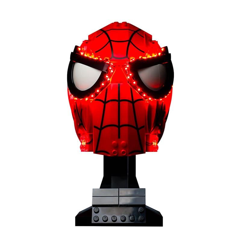LEGO® Spider-Man Mask 76285 Light Kit - LED Lighting Set for Superhero Display & Night Light - Perfect for LEGO Fans, Collectors & Home Decor