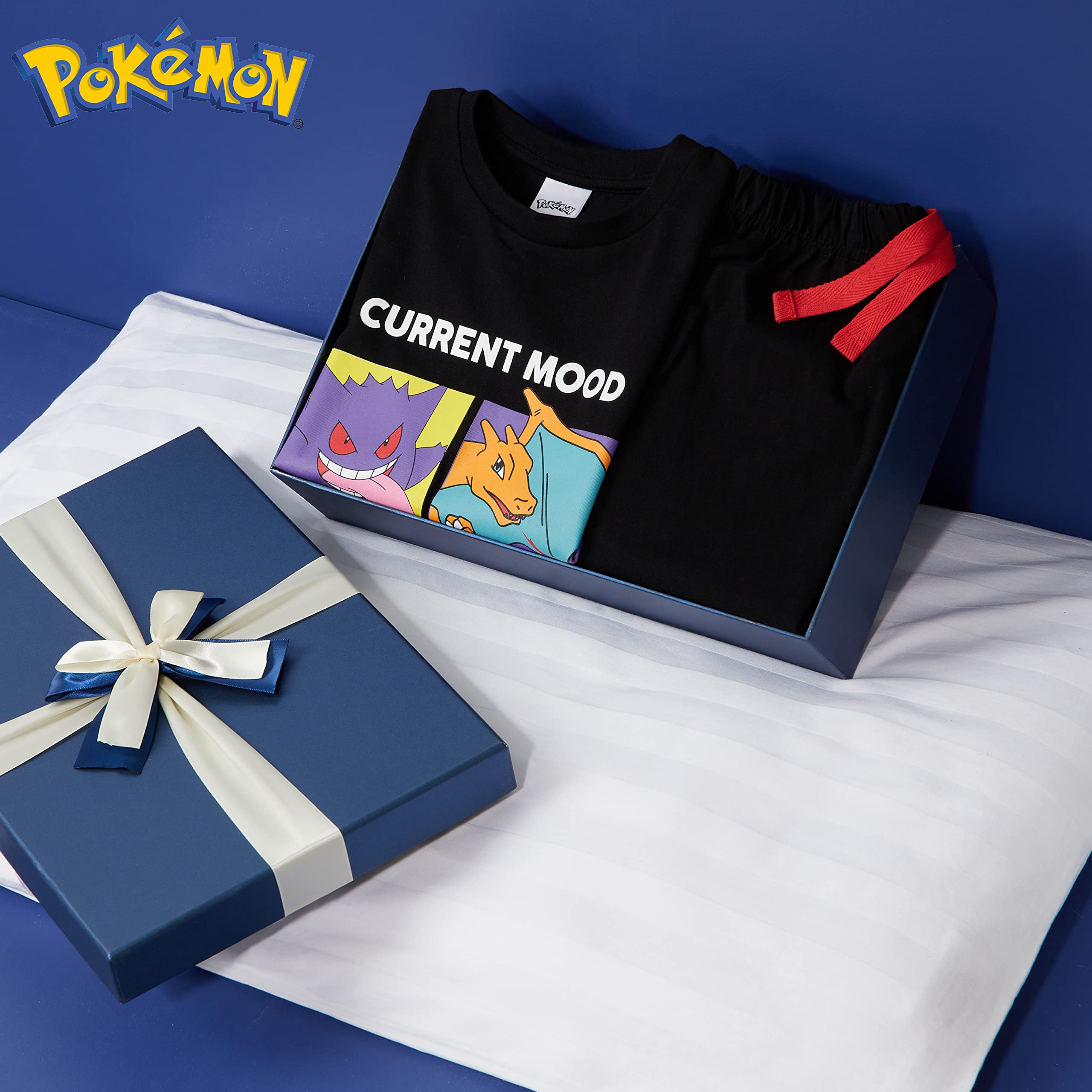 Pokemon Boys Pajamas Set - Summer T-Shirt & Shorts for Kids & Teens - Perfect Gift for Boys & Sleepovers