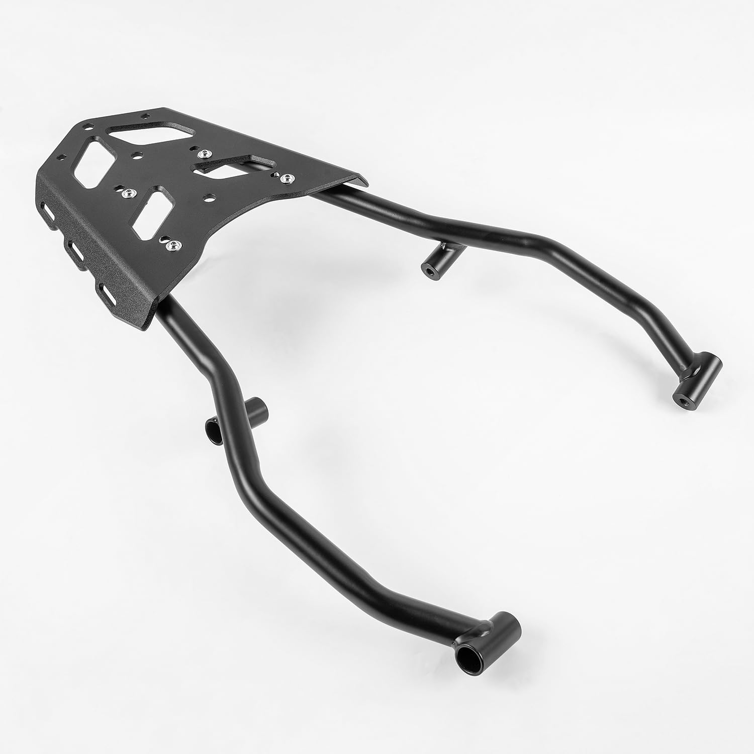 Yamaha Tenere 700 Motorcycle Rear Cargo Rack - Heavy Duty Steel Luggage Carrier Top Mount Bracket Kit for 2018-2024 Models - Perfect for Adventure Touring & Off-Road Travel Accessories