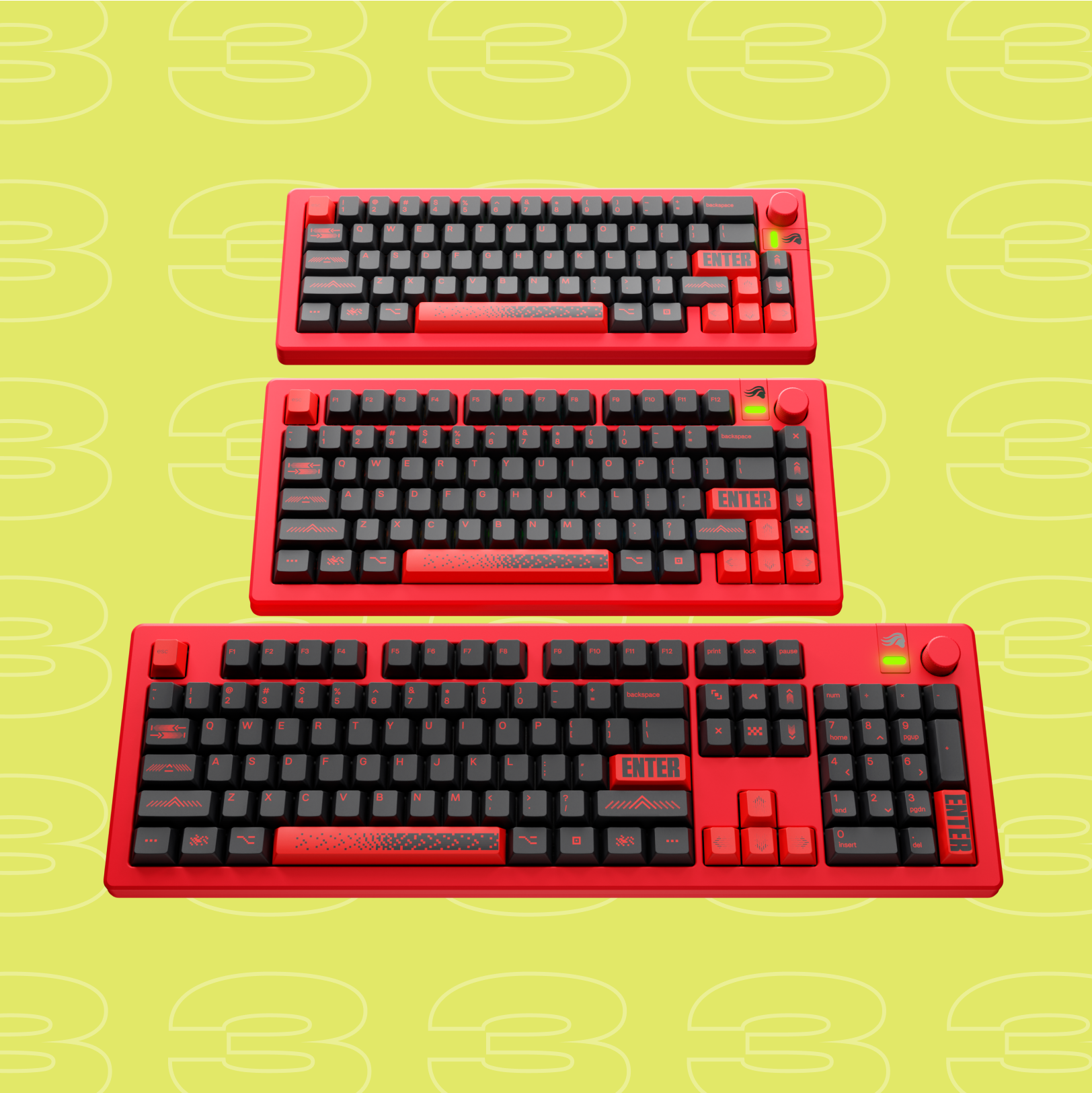 GPBT Pixel Punk Keycaps - Custom Mechanical Keyboard Keycaps for Gaming & Typing - Perfect for PC, Mac & Laptop Keyboards