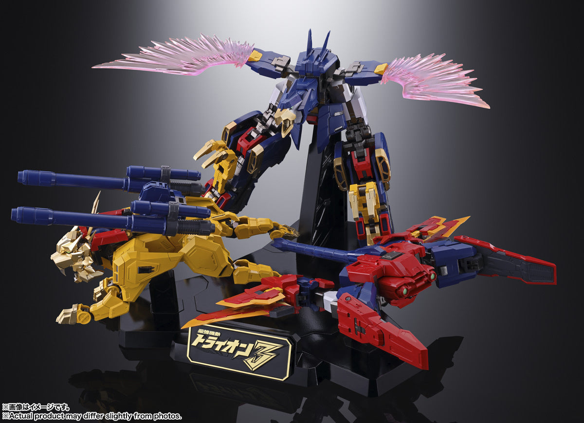 Bandai Soul of Chogokin GX-113 Gundam Tryon 3 Build Fighters Try Action Figure - High-Quality Collectible Robot Model for Anime Fans & Display