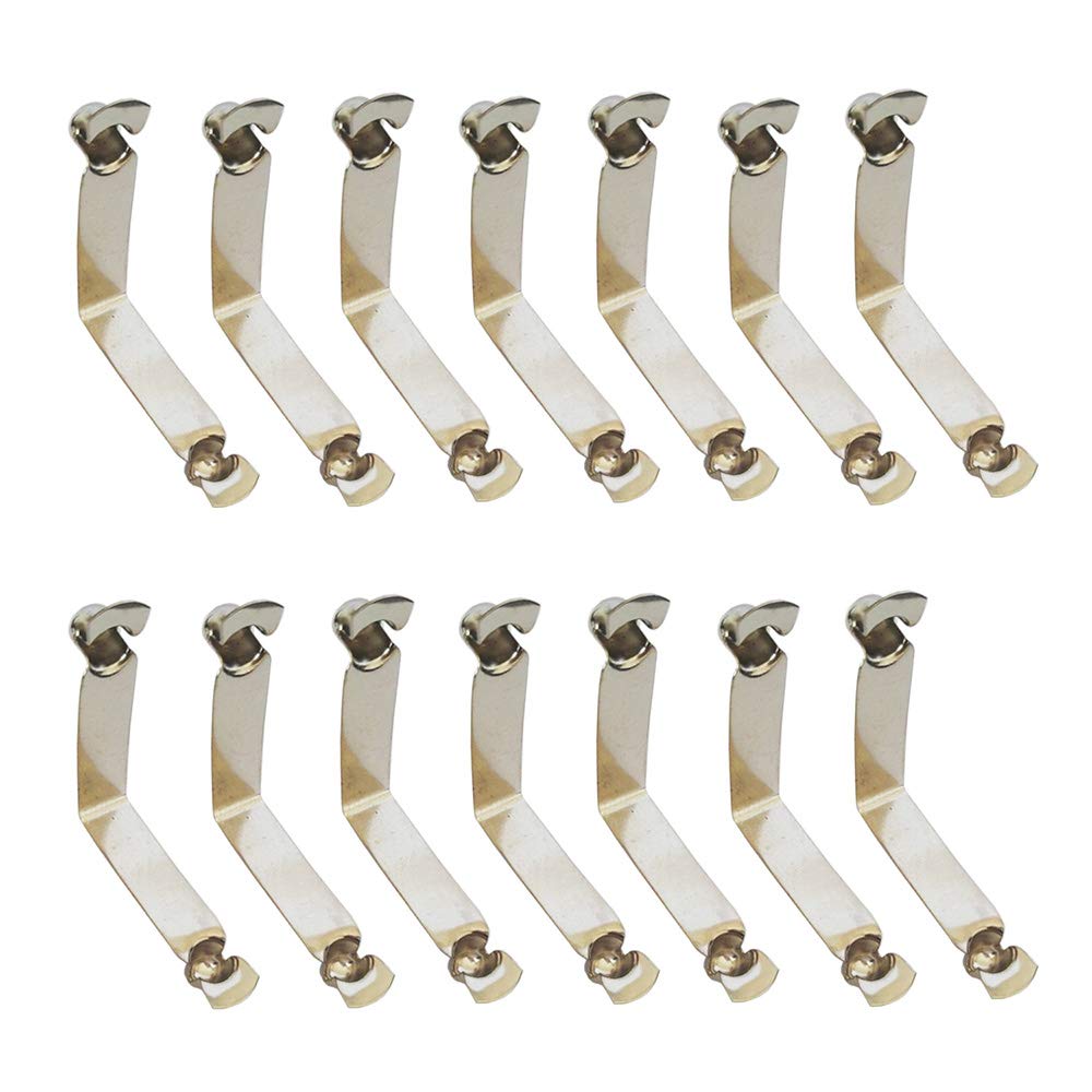 50PCS Kayak Paddle Clips - Double Button Tent Pole Clips for Outdoor Gear