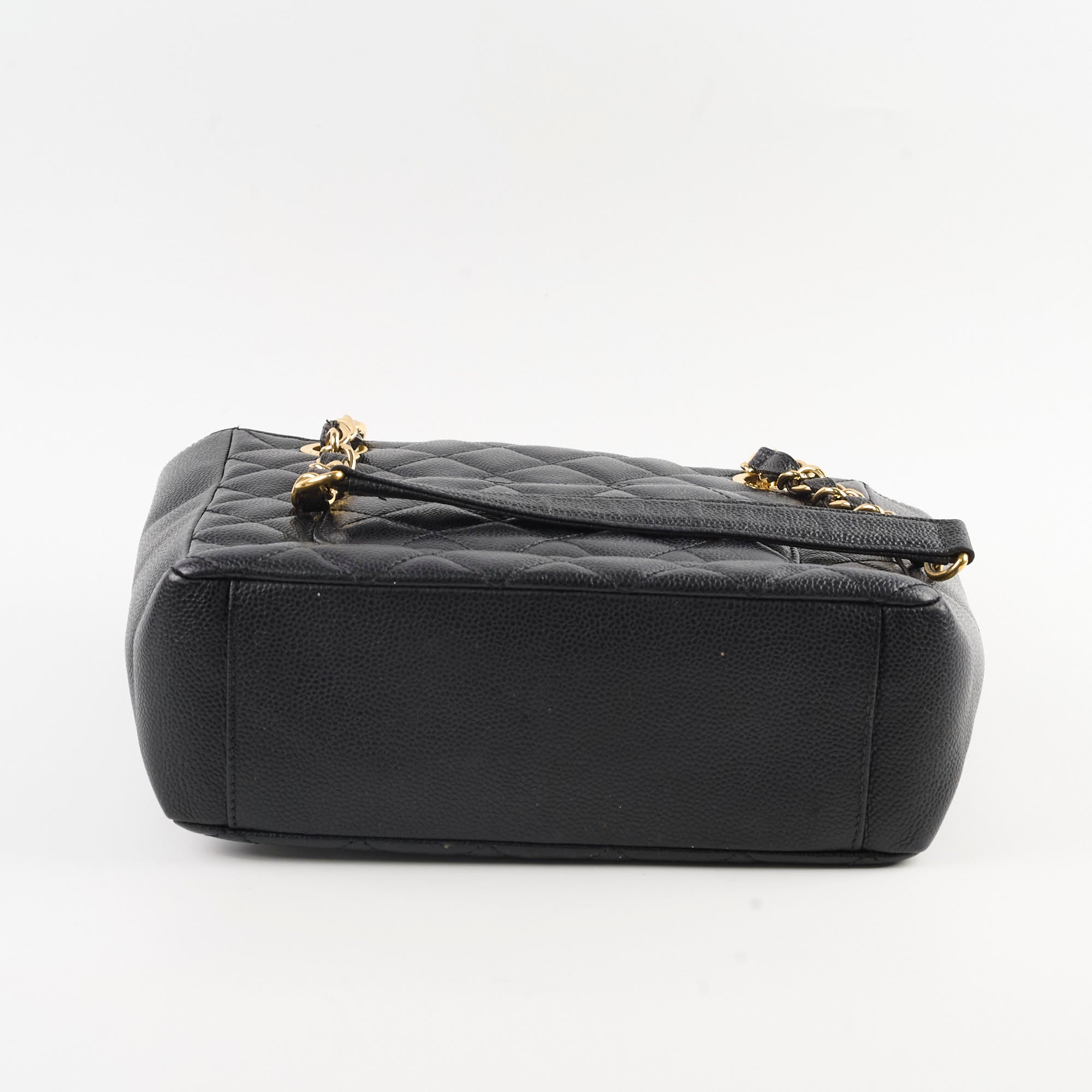 Chanel Caviar Leather Petite Tote Bag PST Black - Luxury Designer Handbag for Women, Perfect for Work, Travel & Everyday Use