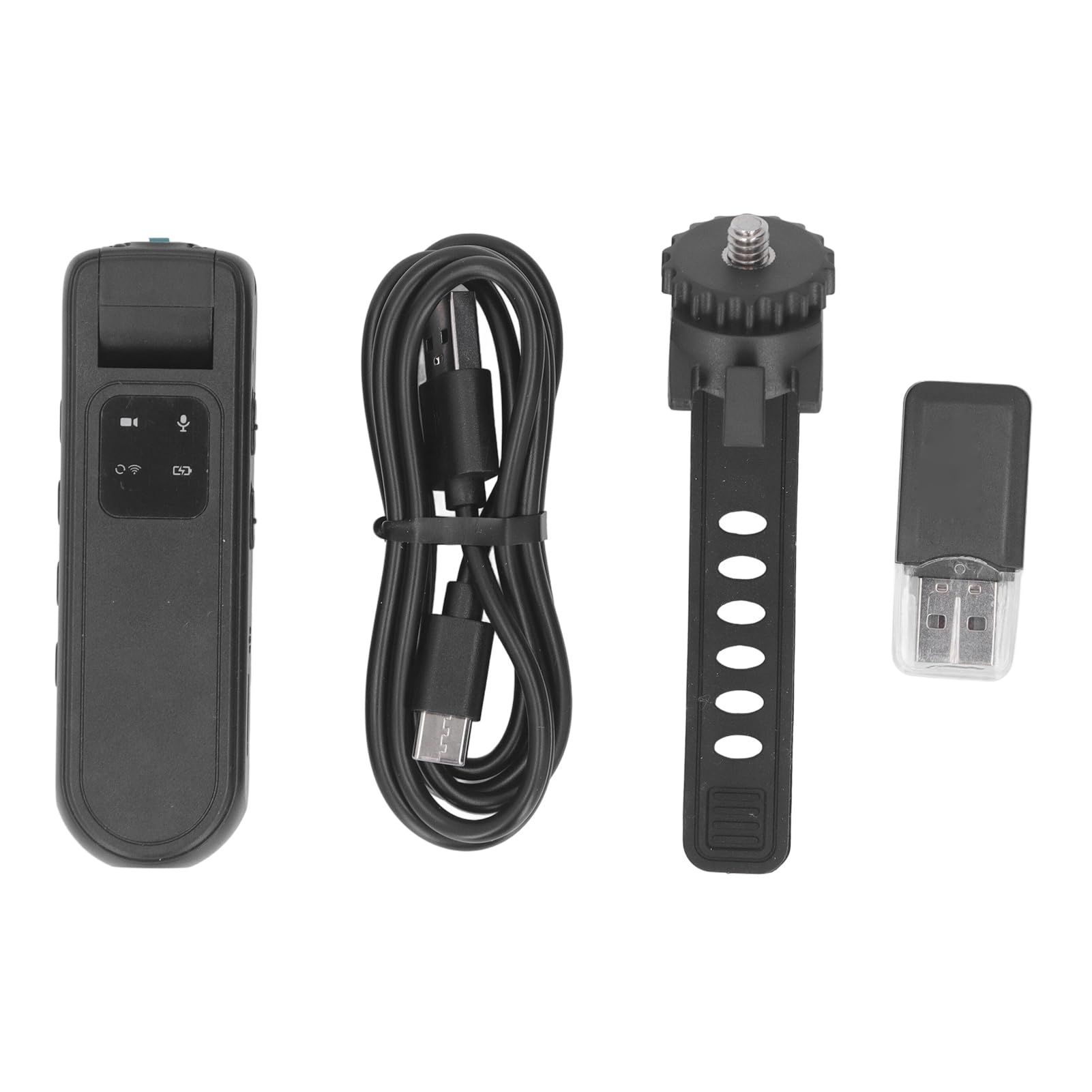4K Action Camera & Body Camera with Rotatable Lens, Infrared Night Vision, WiFi - 2304x1296P HD Wearable Video Recorder for Outdoor Sports, Police Duty, Security & Adventure Filming